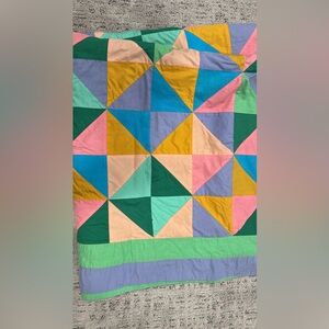 Half Square Quilt